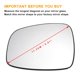 thumbnail image 2 of Reemplazo de vidrio de espejo retrovisor del lado izquierdo del conductor Unique Bargains, vidrio calefaccionado blanco, se adapta a Suzuki Swift 2005-2010, 2 of 2