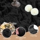 thumbnail image 3 of Tapete de mesa Ase'm, estopilla de 3 m de largo, negro, para decoración, 3 of 7