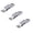 White 3PCS, variant on WEIOUKC Earthworm Baiting Device Earthworm Clip, Durable Bait Catching Hook Tool for Live Worms & Bloodworms
