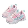 thumbnail image 4 of Staki Sneakers for Girls Girls Shoes Slip on Kids Sneakers Lightweight Tennis Running Walking Gym Fashion Shoes for Kid(Pink,2 Big Kid), 4 of 9