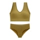 thumbnail image 1 of Ropa interior de mujer sin aros de acero, sujetador deportivo con tirantes, camiseta sin mangas y pantalones, fajas para mujer, 1 of 2