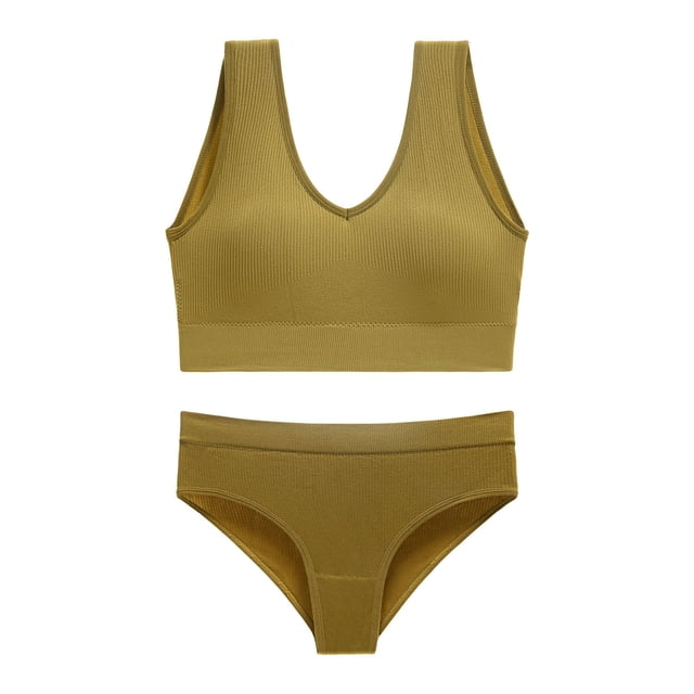 Ropa interior de mujer sin aros de acero, sujetador deportivo con tirantes, camiseta sin mangas y pantalones, fajas para mujer
