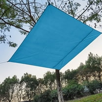 Christmas SAVlNGS C1earance! Cbcbtwo Sun Shade Sail, 7' x 5' Square Canopy Sun Shade Sail, UV Block Blue Sunshade for Patio Backyard Lawn Garden Swimming Pools Outdoor Activities