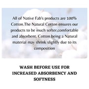 Native Fab Waffle Weave Dishcloths Set, Absorbent Dish Rags, 12x12, 100% Cotton, 12 Pack, Burgundy