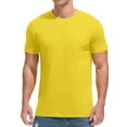 thumbnail image 4 of ameIAEA Short Sleeve Shirts for Women Summer Crewneck Casual Tees Solid Color Basic Tops, 4 of 7