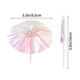 thumbnail image 3 of Autumn Clearance 50pcs Drink Umbrellas Cocktail Picks - Cocktail Umbrellas For Drinks, Paper Umbrella Cocktail Toothpicks For Tropical Hawaiian Beach Pool Party Decorations, 3 of 7
