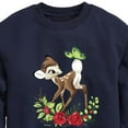 thumbnail image 3 of Disney Bambi - Christmas Botanical Butterfly - Toddler & Youth Crewneck Fleece Sweatshirt, 3 of 5