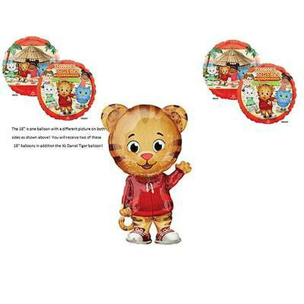 3 PIECE DANIEL TIGER NEIGHBORHOOD Birthday Party Balloons Decoration Mr