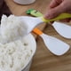 thumbnail image 4 of Cuchara de arroz antiadherente resistente al calor, mango largo, diseño de zanahoria, espátula para arroz, accesorios de cocina, 4 of 8