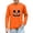 Orange, variant on CYRBOKO Boys Long Sleeve Tops, Gift Halloween Glow in The Dark Cotton Graphic Tees Kids Clothes Black Size 5-6 T