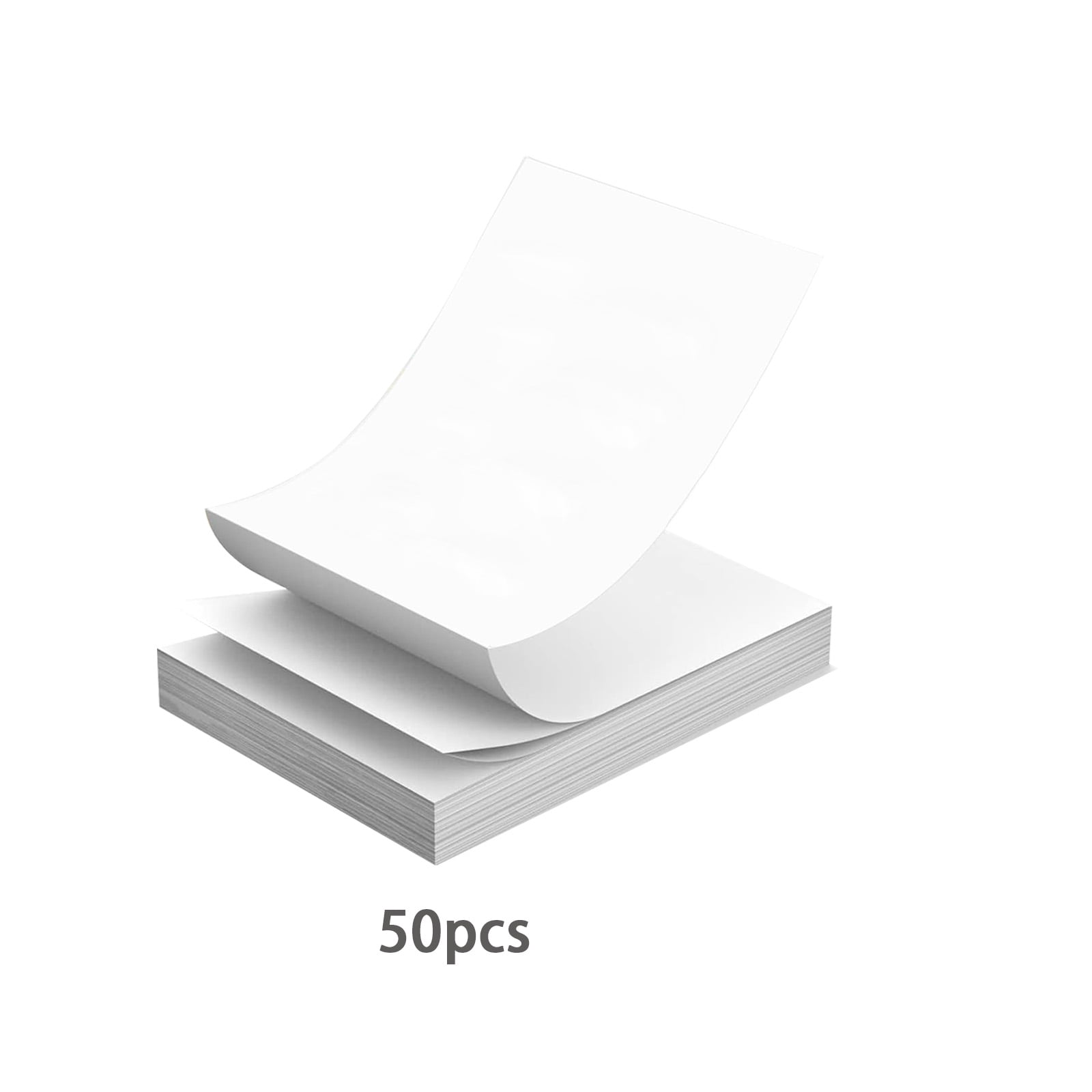 Thermal Printer Paper, Self-Adhesive Direct Thermal Labels for Most Thermal Printer, 50 sheets of printing paper,A4 size