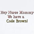 thumbnail image 2 of CafePress - Nursemommy_Codebrown1 Body Suit - Baby Light Bodysuit, Size Newborn - 24 Months, 2 of 4