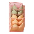 thumbnail image 2 of Closet Hanging Lingerie Organizer, Mesh Bag Hanging Storage Bag, Cloth Material, with 2 Hooks, Breathable, Large Capacity, for Bra Lingerie Panties, Wardrobe Space Saving, 2 of 8