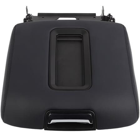 ECCPP Armrest Center Console for 2014-2019 for Chevy for Silverado for GMC Sierra 1500 2500 3500 Armrest Center Console Box W/Cover New Oak Dark Gray