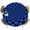 Blue, variant on Green Black Checkered Round Tablecloth 36-44 Inch Round Fitted Table Cloth with Elastic Edge, Modern Abstract Art Waterproof Table Cover Protector for Outdoor Picnic Party Dining