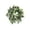 A, variant on huayou Variegated White Edge Artificial Holly Pine Cone Christmas Wreath 11.81in Silk Leaf Frosted Pine Round Table Centerpiece for Cabinet Shelf Window Candle Holder Holiday Decoration