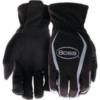 Boss B52031-L Men's Large Synthetic Leather Task Glove Black Pair
