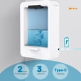 thumbnail image 5 of BEBANG Automatic Mouthwash Dispenser for Bathroom, 18.3Oz Wall Mounted Dispenser with Magnetic Cups, 3 Dispensing Level, Smart Mouthwash Dispenser for Kids Adult, 5 of 7