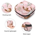 thumbnail image 3 of Sanitary Napkin Storage Bag for Girls Women, Portable First Period Pads Bag Tampons Holder Girls Travel Makeup Bag, Large Capacity Cowgirl and Cowboy Wild West Pattern, 3 of 6
