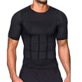 thumbnail image 1 of Camiseta de tonificación corporal para hombre, camisa de postura correctiva moldeadora de cuerpo, cinturón adelgazante, corsé de compresión para quemar grasa en el abdomen, 1 of 2