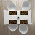 thumbnail image 3 of Ambesonne African Place Mats Set of 4, Leopard Motif Trippy, Standard Size, Apricot Dark Brown, 3 of 4