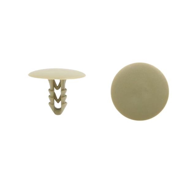 50Pcs Remaches Grapas de Plástico del Panel de Vehículo Universal de La Puerta de Clips de Sujeción del Guardabarros Parachoques Beige
