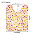 thumbnail image 5 of Yayeee Bath Rug for Bathroom Floor Non Slip Rectangle Fluffy Soft Absorbent Mat, 16"x24", Light Pink Stars, 5 of 7