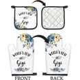 thumbnail image 6 of Gigi Gifts for Grandma Oven Mitts and Pot Holders Sets, Gifts for Gigi from Grandkids Kitchen Decor Accessories Sets, World‘s Best Gigi Heat Resistant Oven Glove Potholders for Kitchen Cooking, 6 of 6