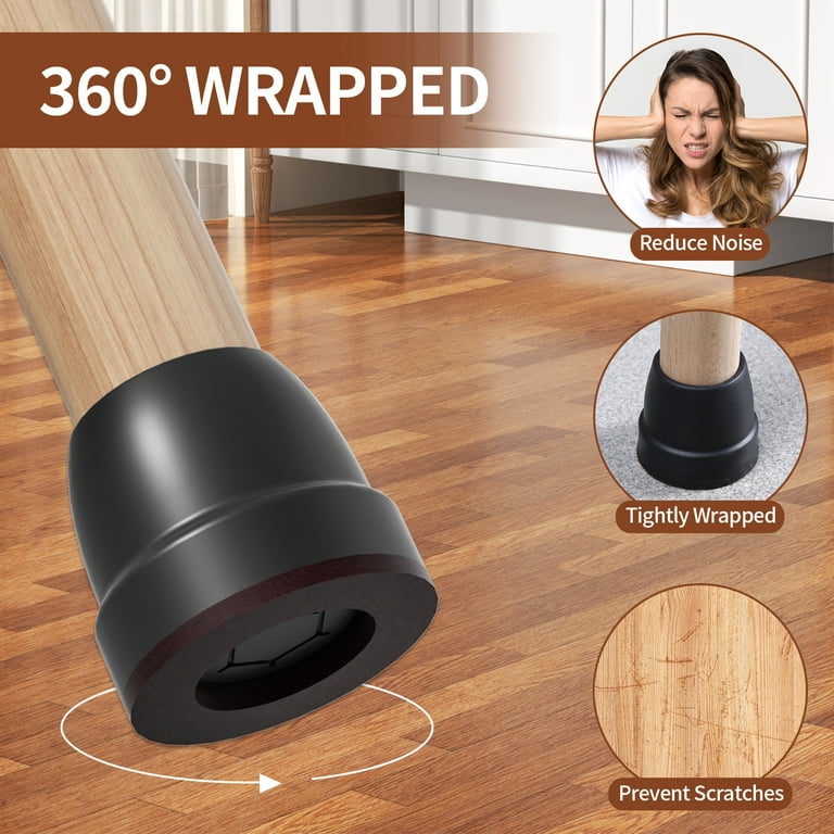 24Pcs Chair Leg Covers Anti skid slide automatic switching,Chair