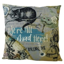 Cheshire Cat | Pillow Cover | Alice | in Wonderland | Home Decor | Throw Pillow | Mad Hatter Pillow |  Kids Room Decor | Kids Room
