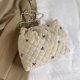 thumbnail image 5 of Bolso Hombro Acolchado para Mujer Con Patrón Lazo Y Pequeño (albaricoque), 5 of 6