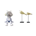 thumbnail image 1 of Figura de escritorio,Estante con estatua de astronauta para decoración de oficina y hogar,Figura decorativa de escritorio de resina para decoración del hogar,Estatuas de pájaros,Estatuas de, 1 of 8