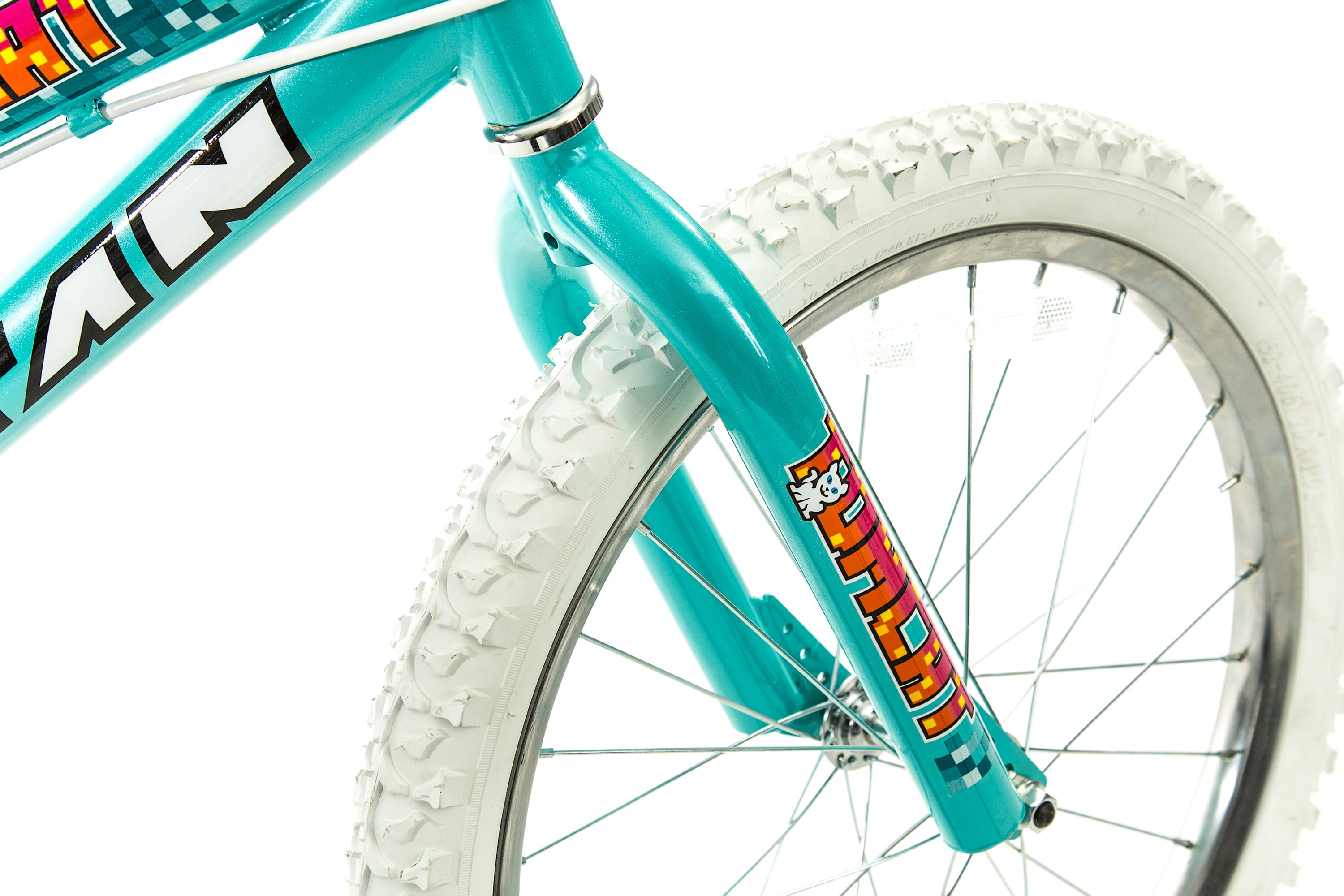 Titan 20 In. Tomcat Girls BMX Bike with Pads Teal Blue