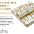 thumbnail image 4 of Elegant Disposable Dinnerware - Arctic Collection, Luncheon Napkins, Gold, 4 of 5