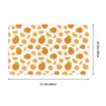 thumbnail image 2 of Bathroom Rugs Non Slip Washable - Cute Sweet Orange Kitchen Mats for Floor, Area Rugs for Entryway Rugs Indoor, Laundry Bathroom Room Door Rug with Rubber Backing 20x31.5in, 2 of 8