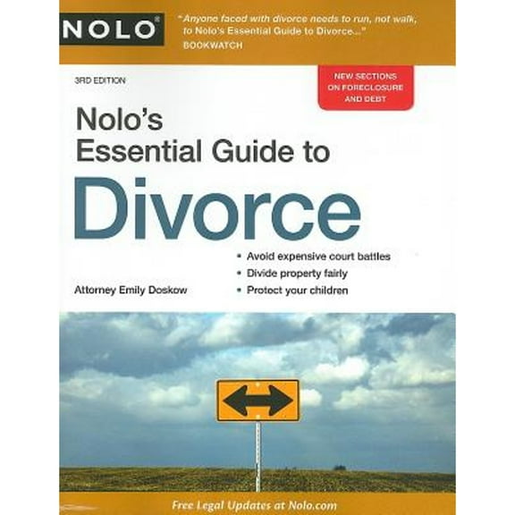 Pre-Owned Nolo's Essential Guide to Divorce (Paperback) 1413312551 9781413312553