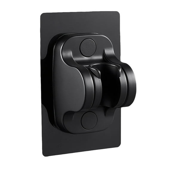 Tineasur Black Adjustable Shower Holder for Bathroom - Multipurpose Wall Mount Bracket for Handheld Showerheads