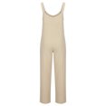 thumbnail image 5 of Dyegold Jumpsuits for Women Casual, Jumpsuits for Women Casual Loose Baggy Wide Leg Playsuit Summer Solid Color Square Neck Sleeveless Rompers Overalls, 5 of 8