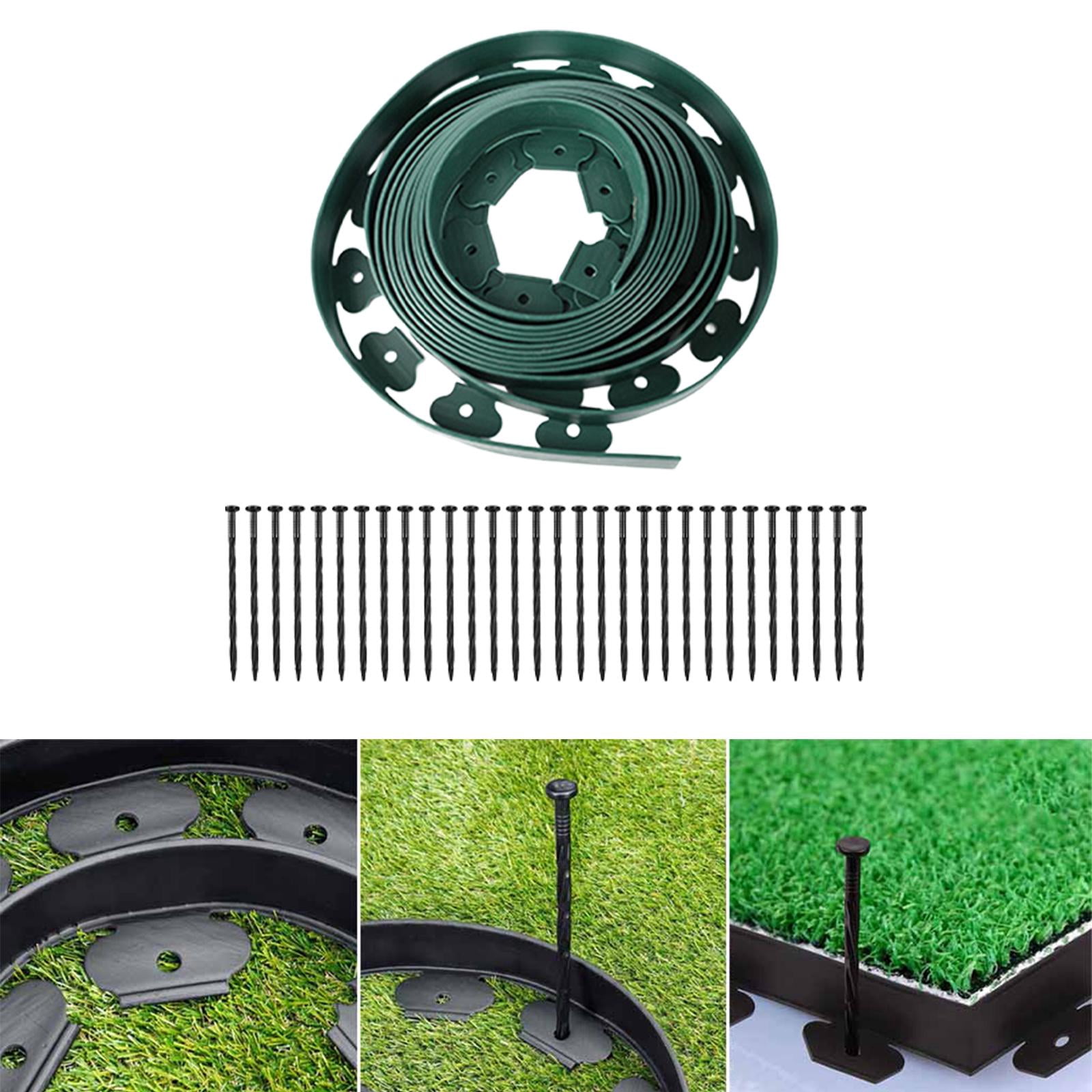 Landscaping Edging Garden Edging Coil Garden Landscape Edging Borders for Lawn Landscaping 5cm Green