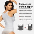thumbnail image 3 of QRIC Shapewear Tank Top Cami Shaper with Biult-in Removable Bra Pads Tummy Control Camisole Body Shaper for Women, 3 of 6