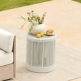 thumbnail image 2 of CHITA Outdoor Wood Patio Furniture Swivel Chair, 2 of 8