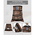 thumbnail image 6 of Desert Camels Pillow Cases Standard Size Set of 2 - Microfiber Bed Throw Pillow Covers, Brown Wildlife Farmhouse Animals Rustic Decorative Lumbar Pillow Cover with Envelope Closure for Sofa 20"x26", 6 of 6