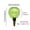 Clear, variant on Automatic Plant Watering Globes 500ml • Self Watering Spikes for Indoor Succulents and Houseplants • Transparent Reservoir Ceramic Dripper • 1 Pack