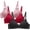 Pink, variant on Herrnalise 3pcs New Activewear Women's Comfort Devotion Underwire Bra, Full Coverage Convertible T-Shirt Bra