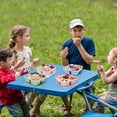 thumbnail image 3 of Caperci 3 Pack Lunchable Snack Containers -660ml 5 Compartment Lunchable Containers with Dividers, Dishwasher Safe, New Virgin PP Translucent Lid+ Solid-Colored Box Body (Light Color)​, 3 of 7