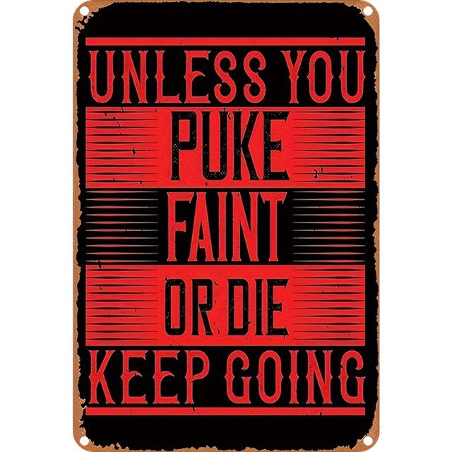 Motivacional Metal Vintage Señal Hojalata Hierro Rectangular 30x40cm