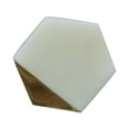 thumbnail image 2 of Perilla Home White Hexagon Marble Knob (Set of 6) Knob Pull And Push For Handles Cabinet Door Home Interior Decorative Knobs for Home Kitchen Cupboard Bedroom Dresser Wardrobe Drawer Pulls, 2 of 4