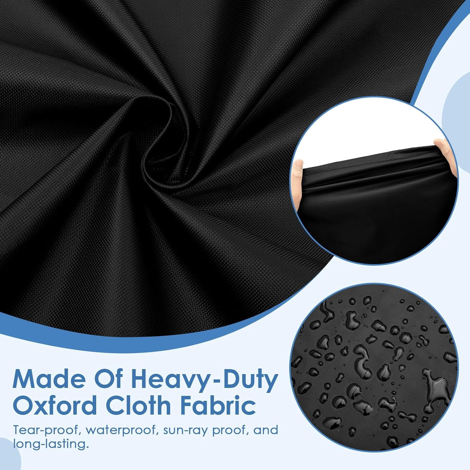 Outdoor Lounge Chair Cover, 420D Waterproof Lounge Chair Covers with Straps, Heavy Duty Patio Furniture Covers for Pool Lounge Chair Lawn Bench Furniture, Fits up to 81L x 29W x 31H inch, 1 Pack