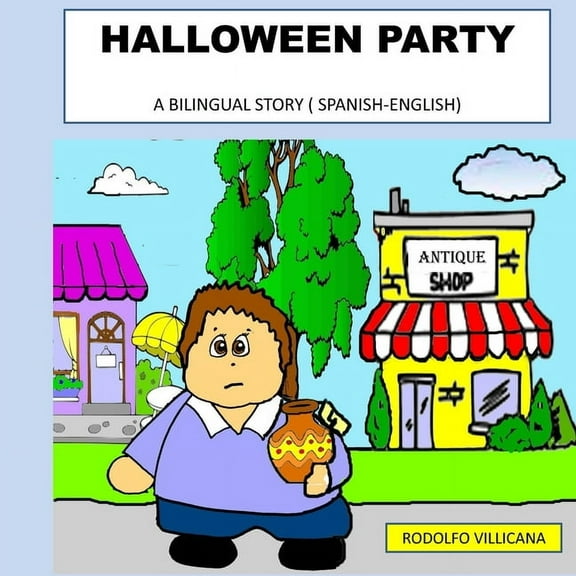 Halloween Party: A Bilingual Book ( Spanish-English), (Paperback)