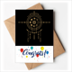 thumbnail image 1 of Geometría alienígena círculo patrón totem Sobre de la Carta de felicitación de la tarjeta de matrimonio, 1 of 4